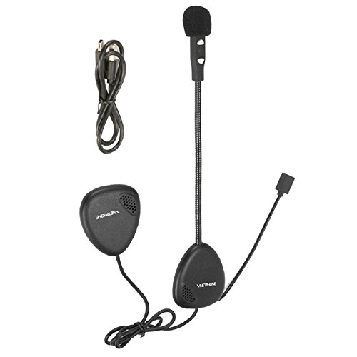 VNETPHONE Auriculares Motocicleta Bluetooth 3.0 Cascos Inalambricos, Altavoces Duales Estéreo Manos Libres con Micrófono Auriculares para Teléfonos Inteligentes Dispositivos Compatibles con Bluetooth