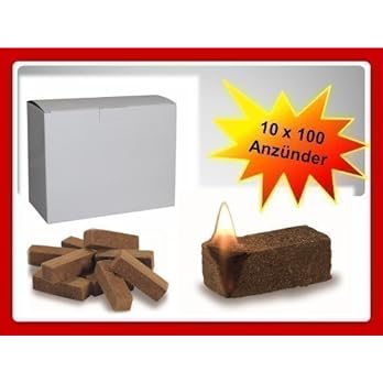 1000 St Bio Anznder Grillanznder Kaminanznder Ofenanznder Holzfaser Und Wachs
