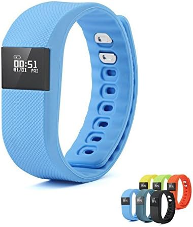 Vahulawa® Fitness Tracker Smart Watch Smart Band Wireless Bluetooth Sleep Monitor Wristband Running Pedometer Exercise for Android 4.3 IOS 7.0 (Blue)