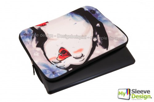 MySleeveDesign Laptoptasche Notebooktasche Sleeve für 10,2 Zoll / 11,6 – 12,1 Zoll / 13,3 Zoll / 14 Zoll / 15,6 Zoll / 17,3 Zoll – Neopren Schutzhülle mit VERSCH. DESIGNS – Orange Frog [13] - 2