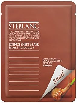 [steblanc by MIZON] Masks Korean Snail Baba x10/Essence Sheet Mask (Snail)