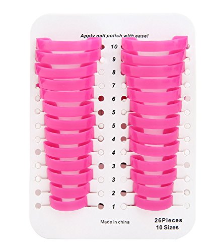 niceEshop(TM) 26pcs Nail Polish Glue Model Spill Proof Manicure Protector Tools Nail Art Tools+ 1PC Sticker