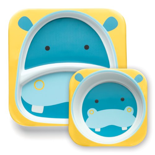 Skip Hop Zoo Melamine Set (Hippo)