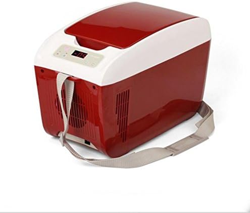 WYTF 8L large Capacity Portable Car Fridge Dul-use Car/Home Refrigerator Thermoelectric Cooler and Warmer for Travel and Camping With Shoulder Strap