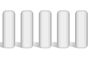 stonylab Barra di Agitazione, Ancorette Magnetiche Rivestite in PTFE da 20 mm Mixer Bianco per Agitatori, 5 Pacchetti