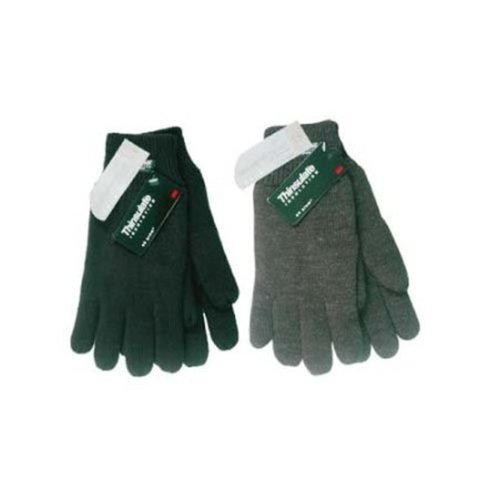 Preisvergleich Produktbild Other Herren Schwarz Thinsulate Strick Fleece gefüttert Handschuhe