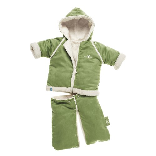 Wallaboo Winter Fleece Suit - 0-6 Months, Lime