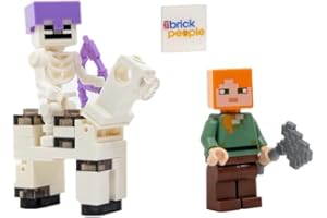 LEGO Minecraft: Alex con scheletro e scheletro cavallo mini set