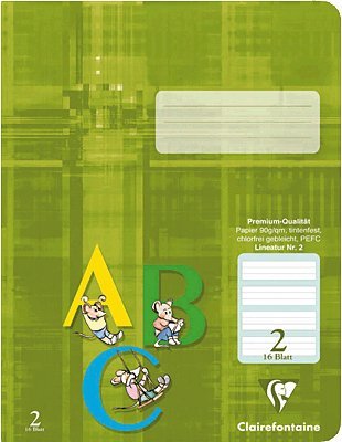 Preisvergleich Produktbild Hefte A4 Premium liniert 2. Schuljahr 16 Blatt