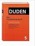 Image de Der Duden, 12 Bde., Band 5, Duden Fremdwörterbuch