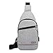 Produktbild Mitlfuny handbemalte Ledertasche, Schultertasche, Geschenk, Handgefertigte Tasche,Männer Oxford Tuch Brusttasche Sport Outdoor Freizeit Multifunktionstasche