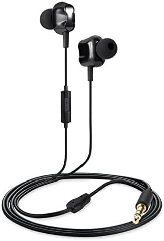 Earphones Ear style WITH microphone and Remote Stereo In Ear Headphones Bass Noise Isolating Earbuds High Definition Double Speaker Headphones