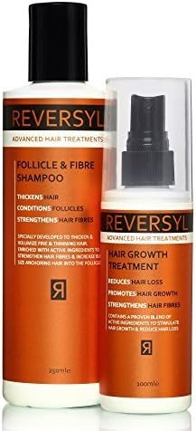 Reversyl Follicle & Fibre Shampoo With Hair Growth Treatment Set For Thinning Hair And Hair Loss For Men And Women