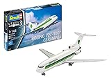 Maßstab 1:144 Revell Modellbausatz Flugzeug 1:144 - Boeing 727-100 GERMANIA im Maßstab 1:144, Level 3, originalgetreue Nachbildung mit vielen Details, Zivilflugzeug, Passagierflugzeug, 03946