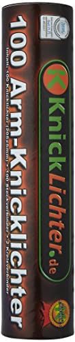 100 Glow Sticks GREEN, Test Score: 1,4 'VERY GOOD', Complete Set incl. 100x TopFlex-, 2x Triple- und 2x Ball- Connectors