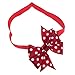 MESFOOD Headband,10PC Babys Headband Hairband Elastic Wave Point Bowknot Photography