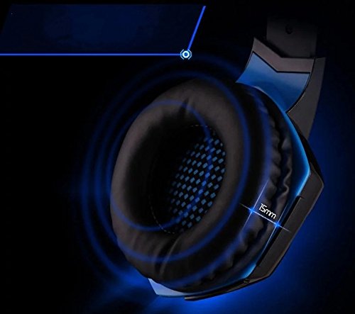 PC-Gaming-Headset/Kopfhörer, In-Ear-Stereo-Headset (3,5 mm Klinke, USB-Anschluss, kabelgebunden, komfortabel, Kopfhörer mit Mikrofon, 50 mm Treiber, für PC-Gaming/iPad/Tablet/Laptop) - 4