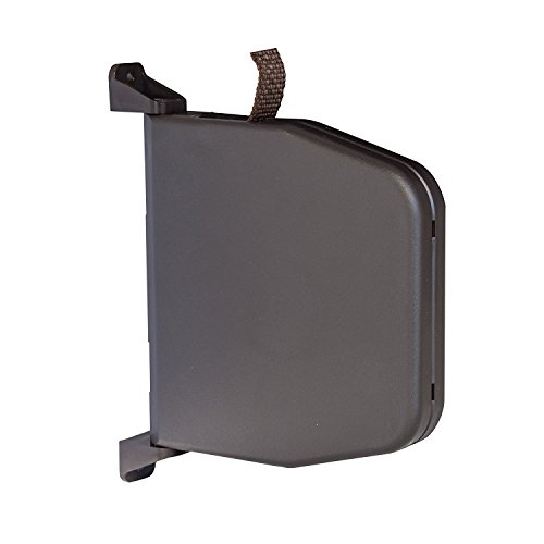 Gurtwickler Aufputz Braun mit Scharniersystem incl. 5m Gurt Rolladen Aufschraubwickler aufklappbar Mini 14mm Gurtbreite für Rollladen Bayram® (Gurtwickler Braun inkl. 5m Gurt)