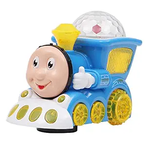 Musical Train Engine Toy with LED 3D Light and Sound Toy for Kids - Can be an Excellent and Attractive Gift