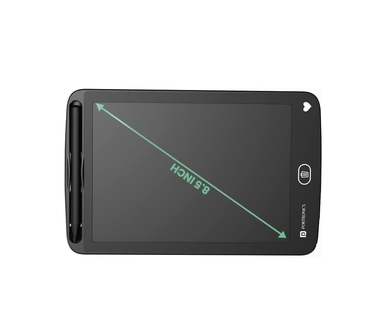 8.5E Re-Writable LCD Writing Tablet - 8.5-inch Screen for Drawing, Handwriting, and Play for Kids & Adults (Black)
