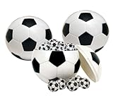 Deckel mit Drehverschluss 3er Set Fußballdose Ball Box Kaugummibälle