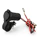 Magideal Waterproof Motorcycle Cigarette Lighter Charger Power Adapter Dual USB RS.1370.00
