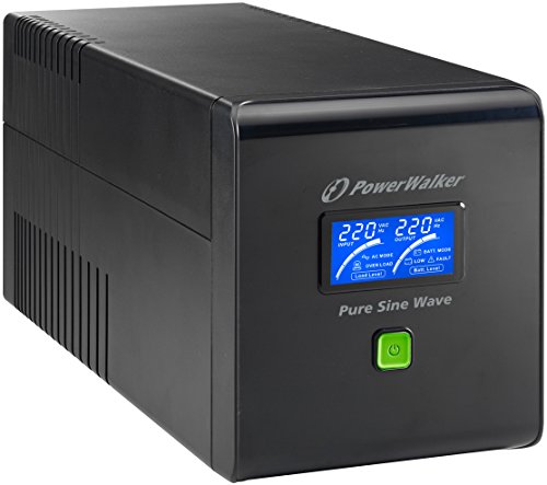 POWERWALKER VI 750 PSW Schuko 750VA 480W Line-Interactive USV Tower AVR Reine Sinuswelle LCD - 4