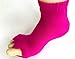 Price comparison product image RICISUNG Soft And Fluffy Toe Alignment Comfort Protect Feet Yoga Massage Socks Universal Size Rose Red
