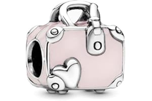 BEEUVIP Charmes Animaux personnages vie pour Bracelets - Charms de Perles ajourées en Argent Sterling 925, charmes de Coeur d'amour pour Bracelets et Colliers pour Femmes Filles