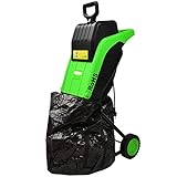 Elektro Garten-Häcksler G81077 ist mit einem effizienten 2500-Watt-Motor ausgestattet, der sich durch geräuscharmen und störungsfreien Betrieb auszeichnet. Das Gerät ist sehr einfach zu bedienen.