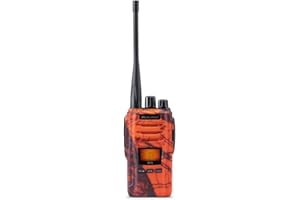 Midland - Walkie Talkie G13 Blaze, Ricetrasmittenti Trekking e Outdoor, Finitura Moassy Oak Arancione, 99 Canali PMR446, Impermeabile IPX4, 12Km, VOX e RRM Channel, Batteria Li-Ion 2600mAh fino a 40H
