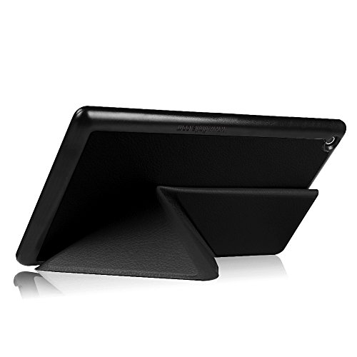 Fintie Hülle für Fire HD 8 Tablet (6. Generation – 2016) – [Origami Serie] Schutzhülle mit Standfunktion und Auto Schlaf / Wach Funktion, Schwarz - 9