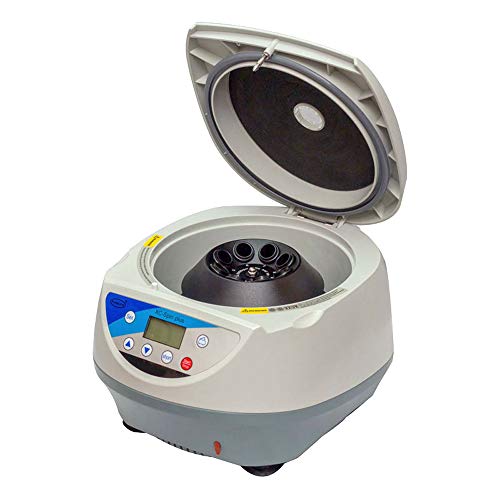 QWERTOUY Laboratoire Medical Machine à Basse Vitesse de Bureau PRP Centrifugeuse 8/6 de Tubes Coniques de 15 ML Machine centrifuge 5000 Tours par Minute