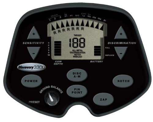 Bounty Hunter Discovery 3300 Metalldetektor Metallsuchgerät mit 11-Segment-Zielobjekt-Identifizierung - 2