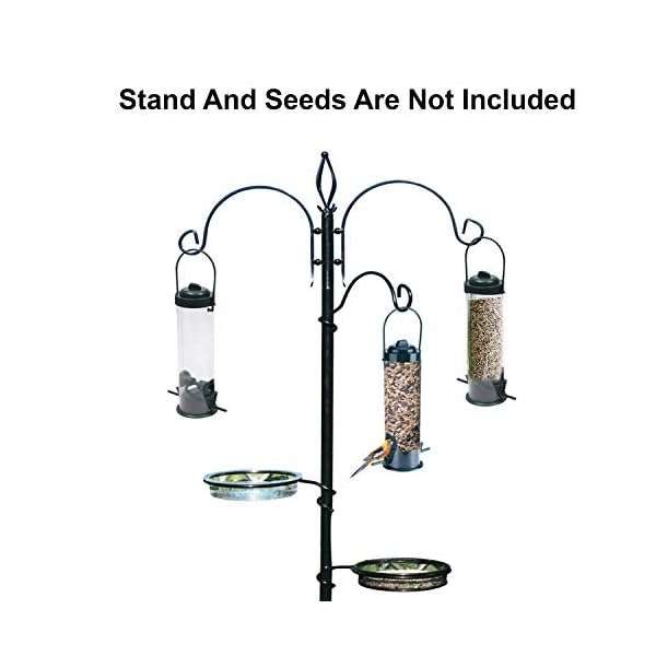 BELLE VOUS Mangiatoia per Uccelli Selvatici in Plastica da Esterno a Tubo (3pz) - capacità 368 g - 2 Mangiatoia per…