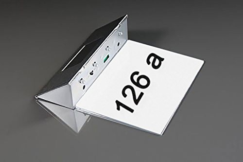 Solar Hausnummer mit 4 LED´s, Edelstahl, Hausnummernleuchte, Außenbeleuchtung - 3