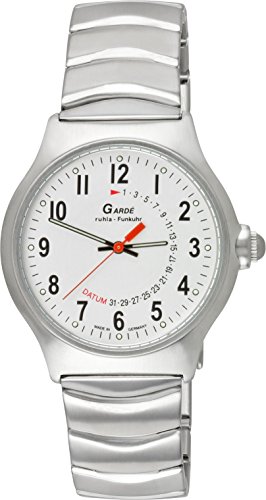 Funkarmbanduhr Garde FU-date 88-76M mit Stahl-Armband Funkarmbanduhr Garde FU-date 88-76M mit Stahl-Armband