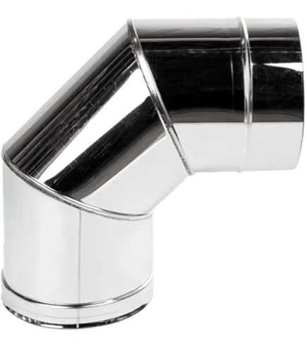 Stainless Steel Chimney Flue Liner 140mm / 5.51" Length 1m Ducting - View #8