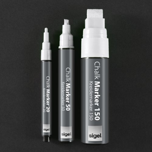 Sigel GL171 - Marcador de tiza 150 punta de 5-15 mm color blanco reviews Sigel GL171 - Marcador de tiza 150 punta de 5-15 mm color blanco