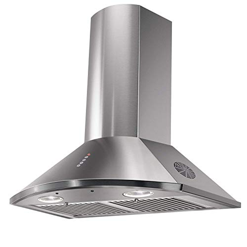 Faber 60cm 1295 m3/hr Chimney (Hood Tender 3D, 2 Triple Layer Baffle Filters, Steel/Grey)