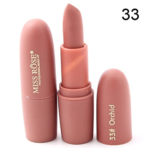 ROPALIA 7 Farben Nude Matte Wasserdichte Langlebige Lippenstift Lipgloss Make-up Lip Pigmentstifte - 2