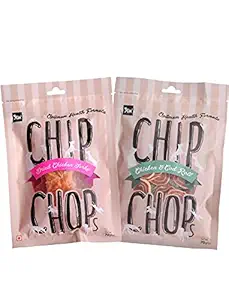 Chip Chops Dog Treats?Available in?Different Flavors?in Combo Packs (Chicken and Codfish Rolls and Sun Dried Chicken Jerky)