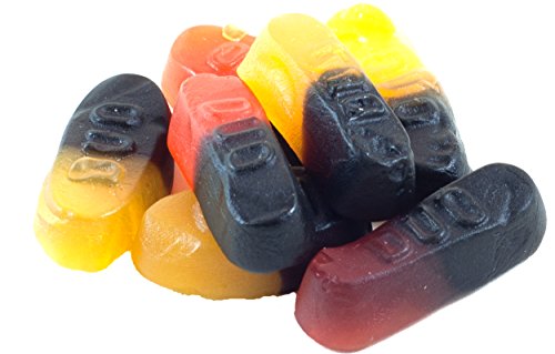 Duo Gum, halb Weingummi, halb Lakritz in unserem schönen 150g Beutel - Deine Naschbox