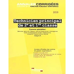 Technicien principal de 2e et 1re classe : Examens spécialités I