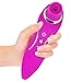 Produktbild SEX Wireless Magic Vibration Massagegerät - 12-Band Geschwindigkeit Vibration Einstellung Automatische Heizung Blowjob Masturbation Gerät Tragbare Massage Erwachsene Produkte - Wasserdicht (Lila)