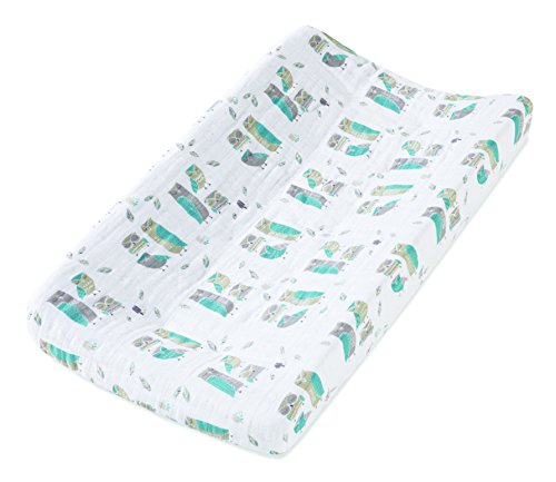 aden + anais Organic Changing Pad Cover, Wise Guys