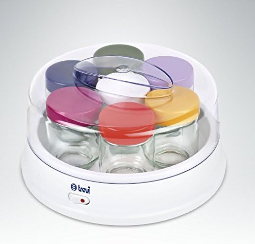 Trevidea CL262 Fermento Yoghurt Maker with 7 Glass Serving Jars 200ml