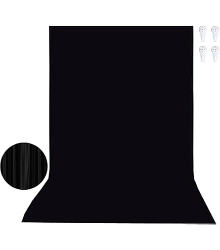 Sfondo Fotografico 2-in-1 Nero/Bianco - 1x1.5m, Con 4 Morsetti, Pieghevole, Per Foto E Video - Foto 9