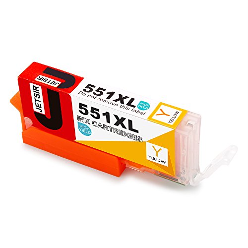 JETSIR Kompatibel Druckerpatronen Ersatz für Canon PGI-550XL CLI-551XL, Hohe Ergiebigkeit Kompatibel Mit Canon PIXMA MX925 iP7250 iX6850 MG6450 MG5450 MG5650 MG6650 MG5550 MG5400 iP8750 iP7200 Drucker (No Grau. 2 Groß Schwarz,2 Klein Schwarz,2 Cyan,2 Magenta,2 Gelb) - 6