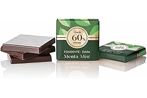 Venchi - Bombones Granblend de Chocolate Amargo y Menta - Chocolate amargo 60 % con trocitos con sabor a menta a granel - Paquete de 1 kg - Sin gluten